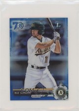 2017 Bowman Chrome Minis 70th Anniversary Logo Refractor 4/70 Max Schrock 0e3