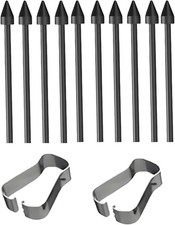 Black 10 Pack 2 Tools Hard Tip S Pen Replacement Nibs for Samsung Galaxy Tab