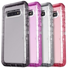For Samsung Galaxy S10 Plus/S10/S10e Clear Heavy Duty Case Rugged Phone Cover