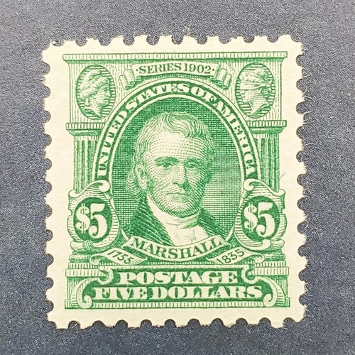 US Scott # 480 MLH Superb Centering Marshall $5 Cat $170