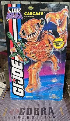 【フルコンプ】1993 エスパークス カードダス BANDAI GI JOE ~ 1993 CARCASS CARD with BUBBLE STILL ATTACHED ~ STAR
