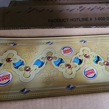 (1) Brand New Original Burger king Crown classic No Longer Made. Guy On Plane