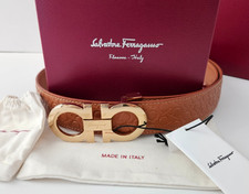 Ferragamo Men's Leather Belt Size 85-90-100-105 W/BOX