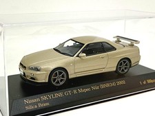 1/43 Skyline Gt-R Mspecii Nur R34 2002 Silica