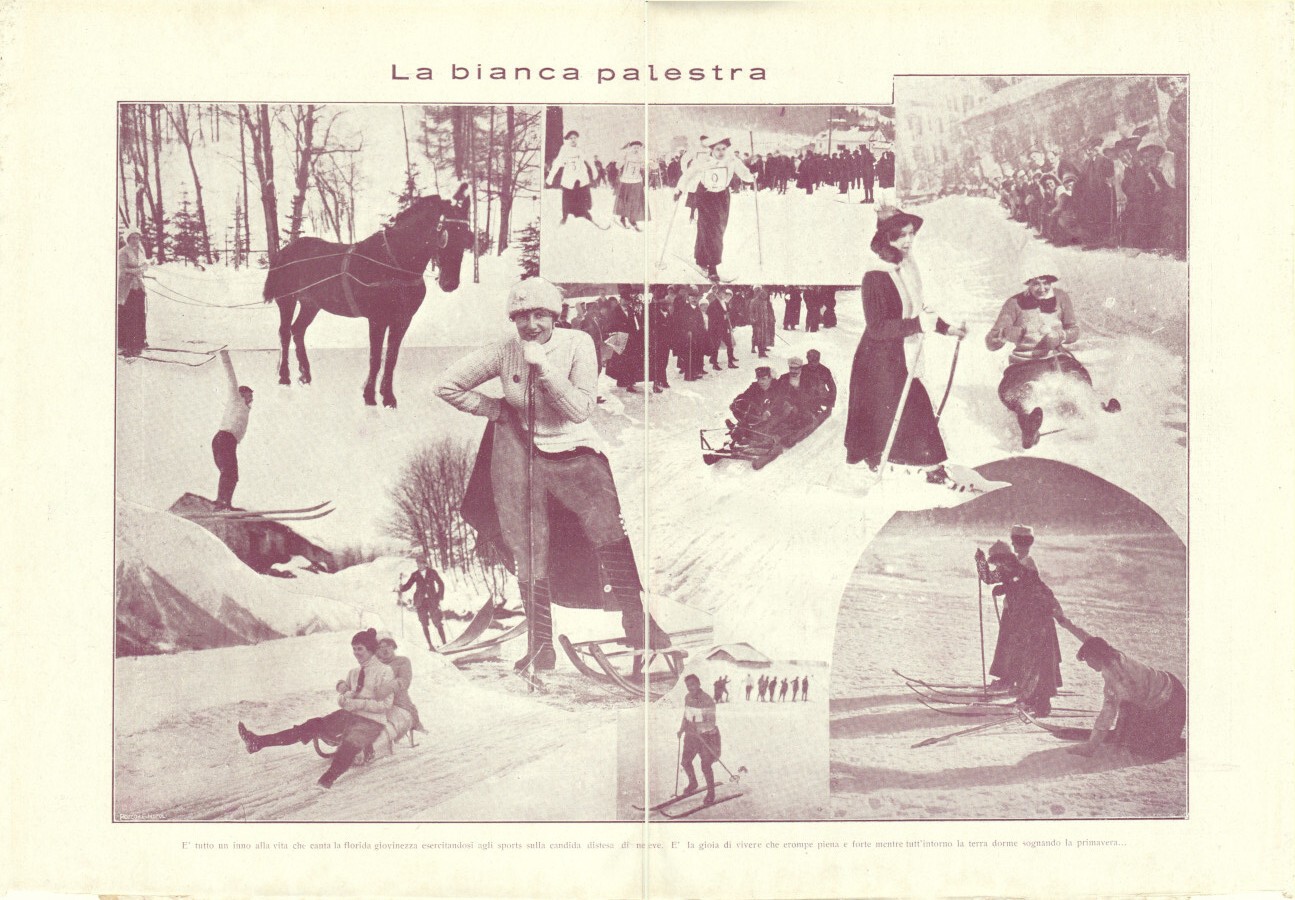 La bianca palestra. Immagine 1913.