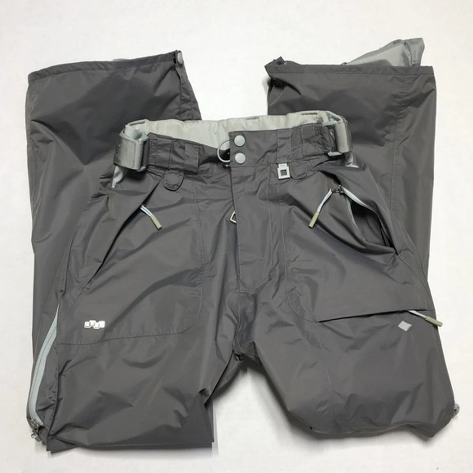 Pantalones grises impermeables de snowboard artesanal Foursquare XS NUEVOS SIN ETIQUETAS Foto 2 de 4