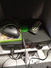 Original Microsoft Xbox Classic Konsole Schwarz mit Fernbedienung