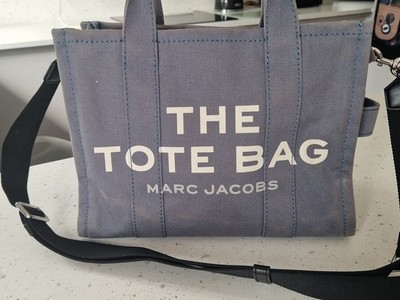 MARC JACOBS ''THE TOTE BAG'' Canvas blau Beuteltasche/Schulter Handtasche ORIGINAL