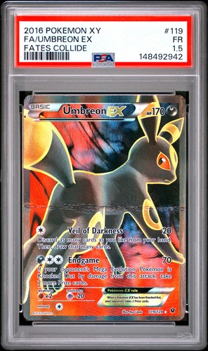 Umbreon-EX graded PSA 1.5 for sale on eBay