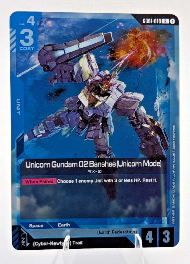 Gundam Unicorn Gundam 02 Banshee GD01-010 (R) - Newtype Rising