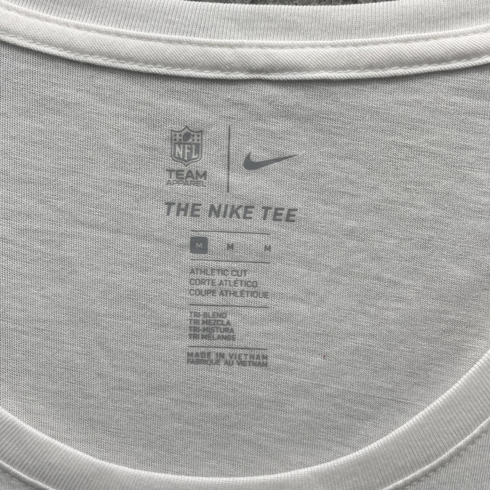 Nike Dallas Cowboys Tee T-Shirt Women's Medium White NFL Sportswear Athletic Cut thumbnail 6