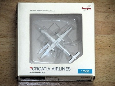 herpa Wings 518260 - Croatia Airlines - Bombardier Q400 - 1:500 - Neu+ovp