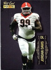 2022 Wild Card Matte Black Jordan Davis MB-65 Philadelphia Eagles Card Rookie RC. rookie card picture