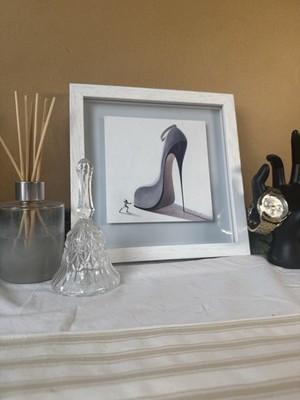 Framed Surreal High Heel Art Print Inna Panasenko Vienna Gallery 9x9 Decor