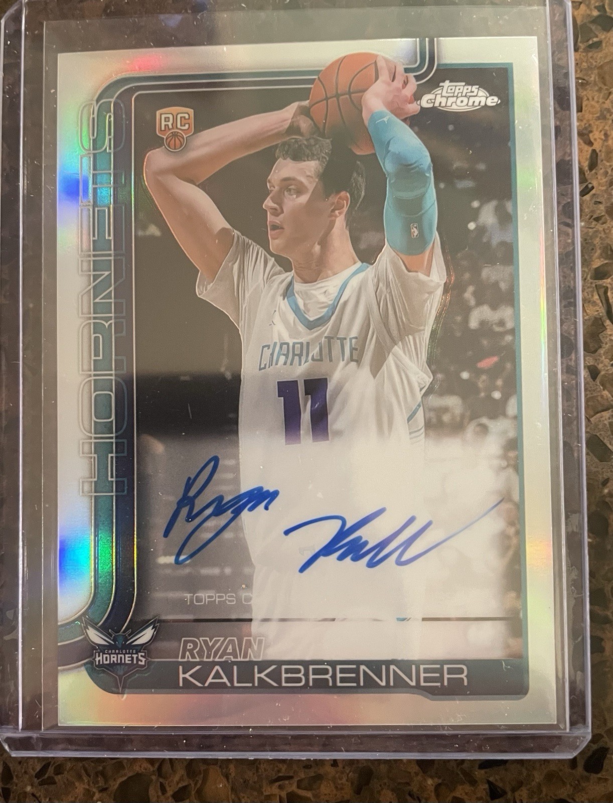 2025-26 Topps Chrome Autograph Rookie Ryan Kalkbrenner #TCAR-RK RC Refractor