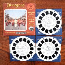 VIEW-MASTER Disneyland Main Street USA, 851ABC-1956, 3 Reel Set