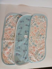 Burp Cloths Set of 3 Gerber Organic Cotton