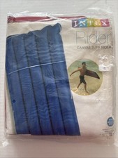 Intex Canvas Adult Surf Rider Inflatable Float Blue/Red 60”x29” NIP 2014 SEALED