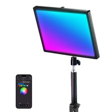 LED RGB Streaming Key Light 25W 2500 Lux dimmbar 2900K-7000K Neewer Webcam Licht