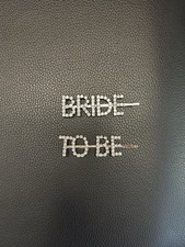 Rhinestone Bride To Be Hair Clips