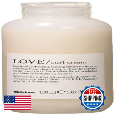 Davines Love Curl Cream Weightless Curl Defining Leave-On Serum For Curly And