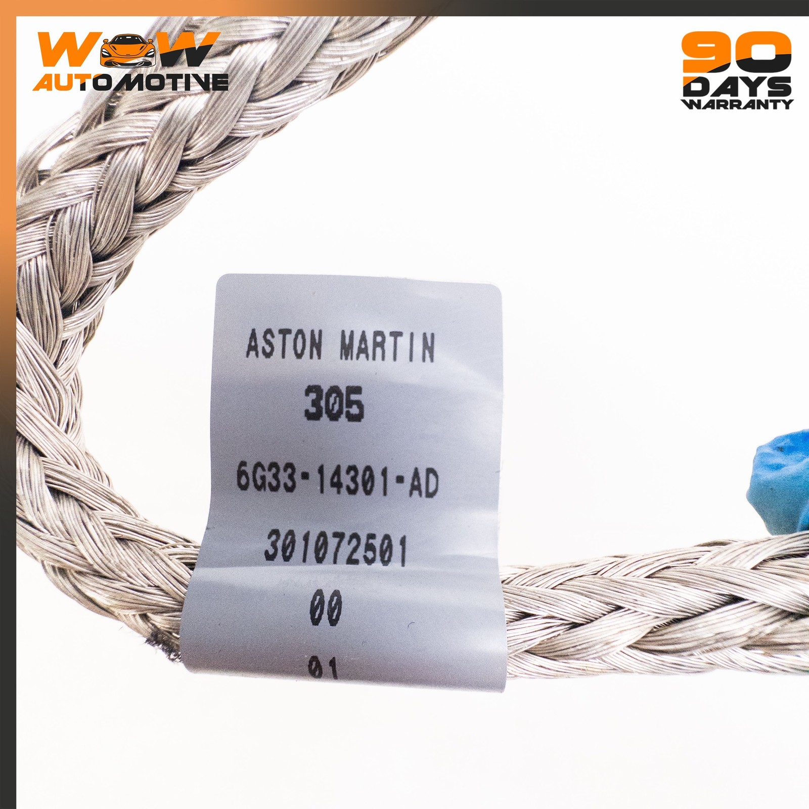 06-16 ASTON MARTIN V8 S VANTAGE FRONT BATTERY CABLE GROUND WIRING ASSEMBLY OEM