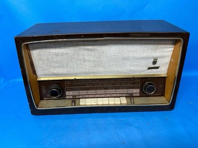 Vintage Grundig 2260 Tube Radio Multi Band German Console Untested