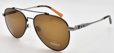 Shinola by Flexon SH2101S 071 Aviator Sunglasses 60-16-145 Satin Gunmetal Silver