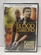 Blood Diamond DVD, 2007, Full-Screen Edition Leonardo Dicaprio - New/Sealed