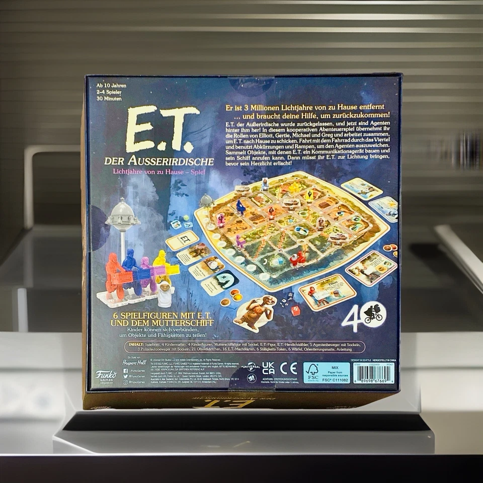 E.T. Der Außerirdische Brettspiel Funko Games – Neu & OVP – Deutsch - Bild 2 von 2