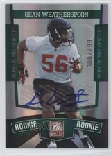 2010 Donruss Elite Rookie Turn of the Century 308/499 Sean Weatherspoon Auto 0a1