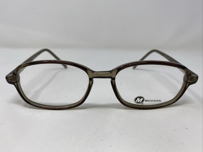 Modern Optical RALPH GREY 54-17-145 Gray Plastic Full Rim Eyeglasses Frame AQ17