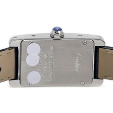 Cartier Cartier Tank American WSTA0016 Silver Dial Used Wristwatch Ladies from J 4