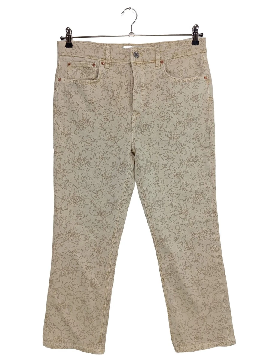 Jean Zara Taille 40/42 Beige - Occasion Très Bon état, Coupe Slim