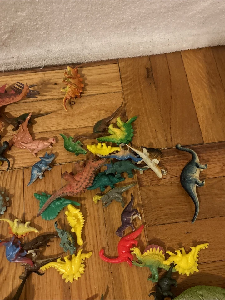 Lote Surtido Juguetes Dinosaurios Vintage Plástico PVC ENVÍO GRATUITO Foto 4 de 4