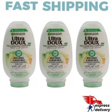 3X Garnier Ultra Doux Daily Hydrating Conditioner & Nurturing Almond Milk 360ml