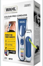 Image of Wahl Colour Pro Cordless Combi Kit Hair Clippers With Beard Trimmer NEW