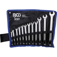 BGS Maul-RingschlüSsel-Satz GekröPft SW 6 - 22 Mm 12Tlg. - 30301