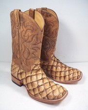 Cody James Mens 10.5 EE Honey Square Toe Pira...