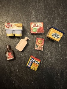Mini Kitchen Food Items - Old Bay, Jello, Pudding Cups, Blue Bonnet Butter