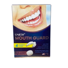 UNIEDI Mouth Guard for Grinding Teeth at Night, Sleep Guard 4 Pack NEW SEALED