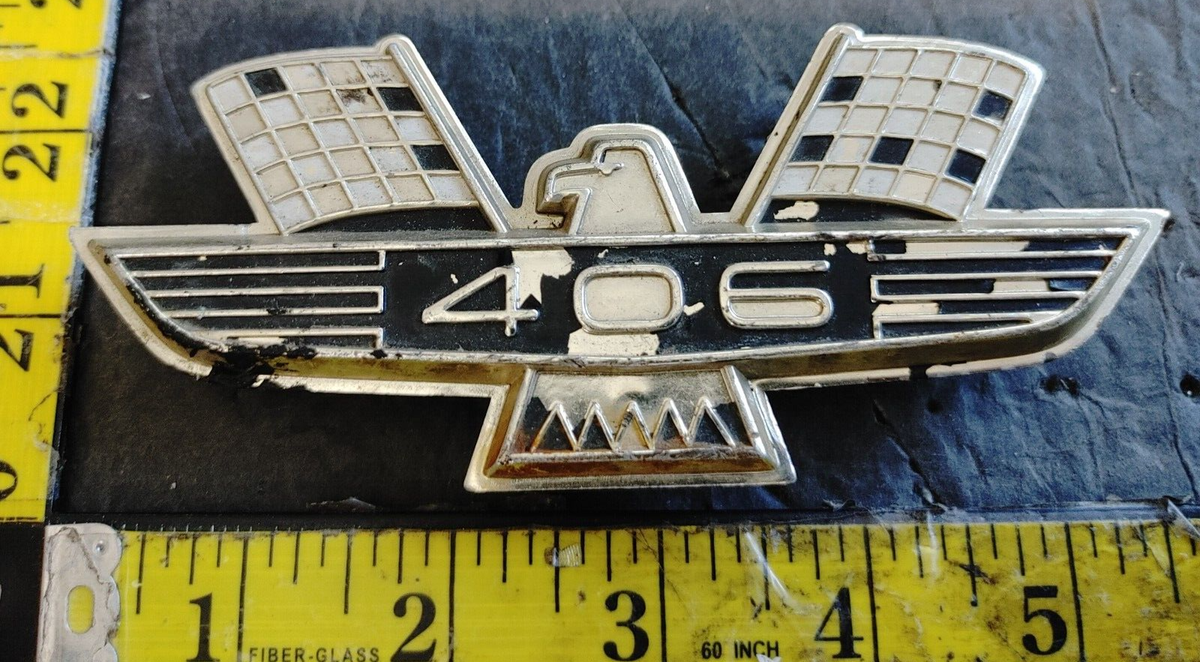 FORD GALAXIE 500 496 CIRCA '64 FRONT FENDER EMBLEM {5219} | eBay
