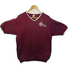 Vintage 1960s Champion Sweatshirt St. Norbert College Maroon Logo Spellout Soft