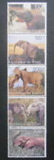 Tschad 1998, Streife, Elefanten, gestempelt