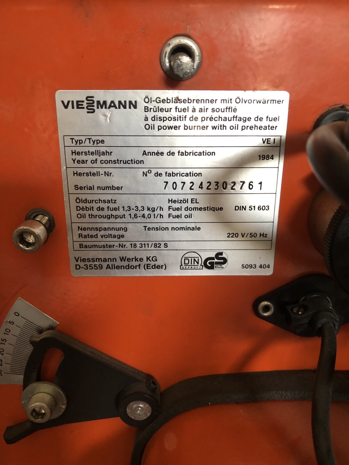 2er Set Viessmann Ölschläuche UNIT – 3/8" Überwurfmutter, 1000 Mm Lang, 6 Mm Innendurchmesser, Für Ölbrenner