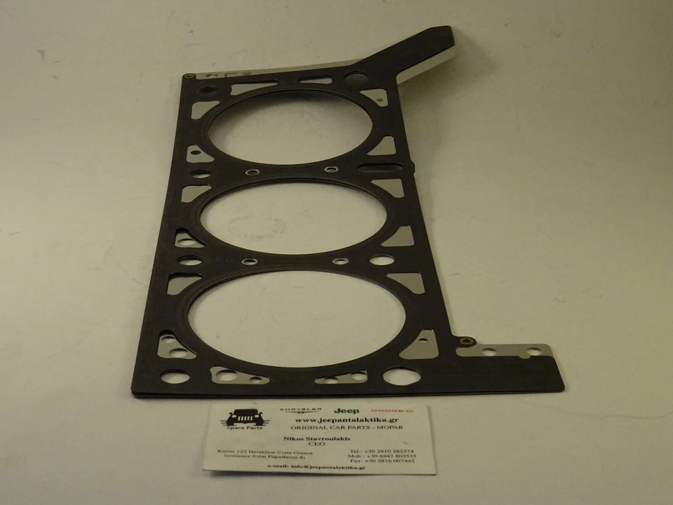 Junta de cabeça de cilindro esquerda Jeep Wrangler JK 07-11 3.8L 4666033AB nova fabricante de equipamento original Mopar - Imagem 4 de 4