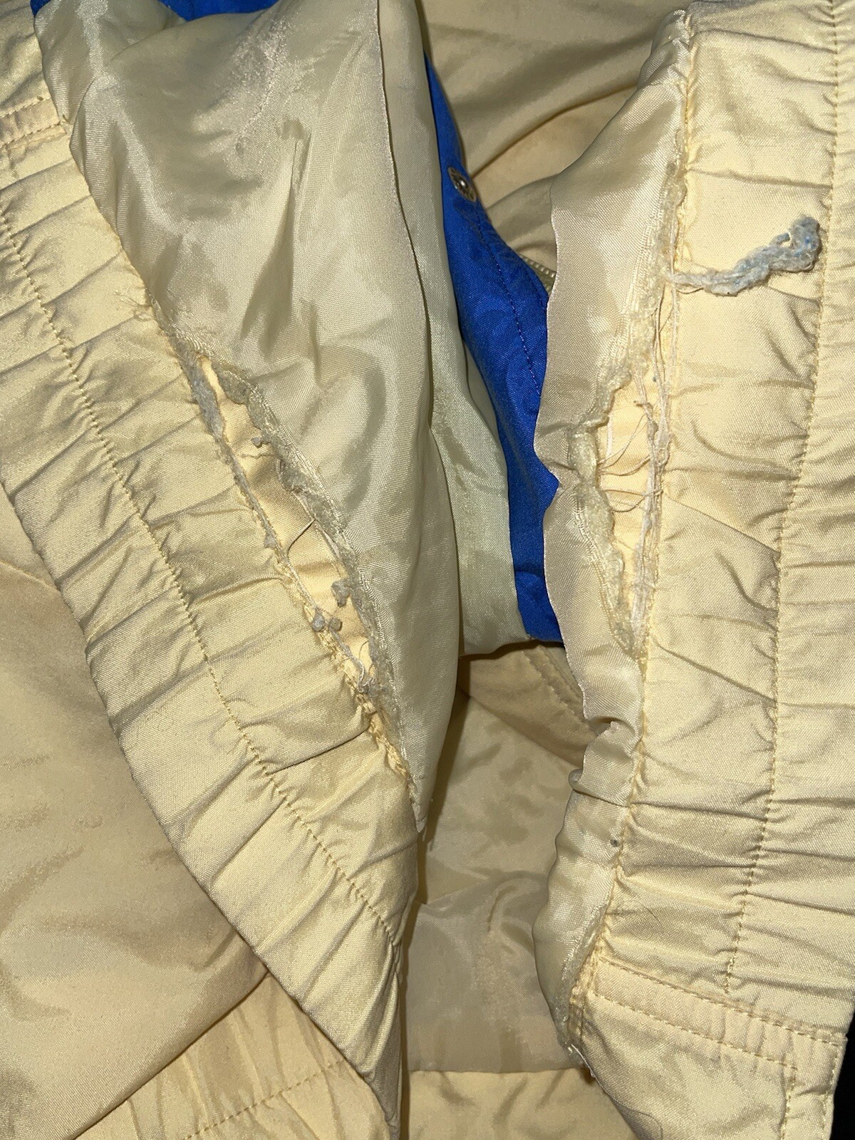 Stefano Mens Track Jacket Size Large Yellow Blue Vintage 80s 90s Windbreaker