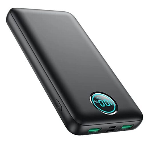Portable Charger Power Bank 30,800mAh LCD Display Power Bank,25W PD Fast Black