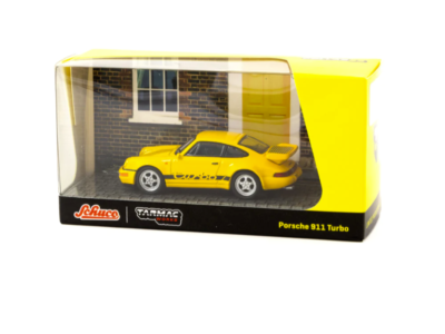 Tarmac Works x Schuco Porsche 911 Turbo Yellow Global64 1:64