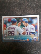 2015 Topps Updated Series Rookie Steven Matz RC Card# US134. rookie card picture